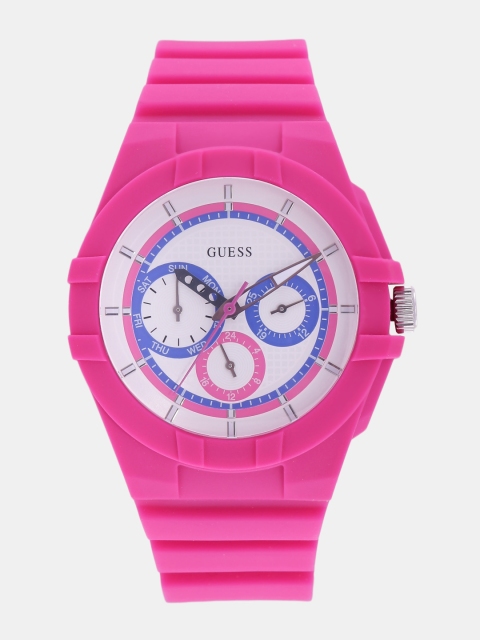 

GUESS Women Off-White Analogue Watch W0942L3