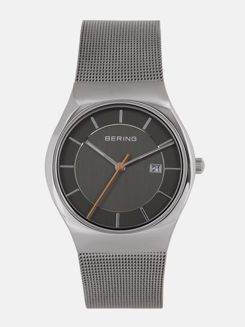 

BERING Men Charcoal Grey Classic Sapphire Crystal Analogue Watch 11938-007