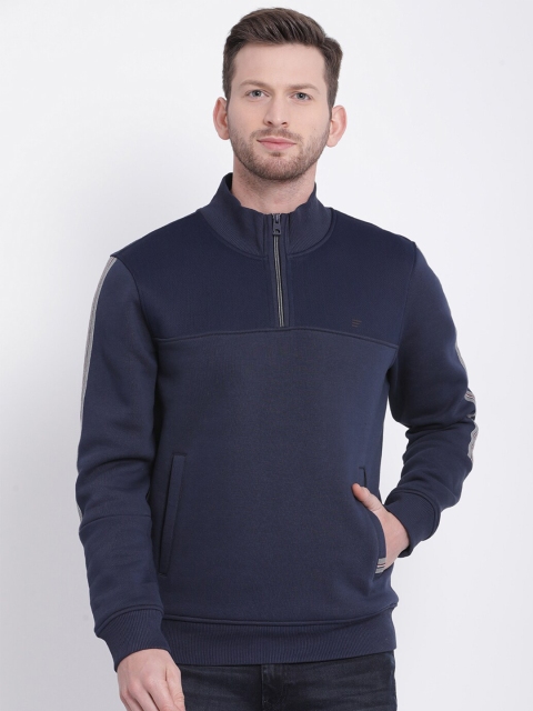 

t-base Men Navy Blue Sweatshirt