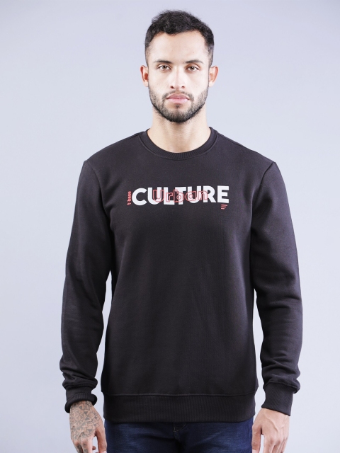 

t-base Men Black Pullover Sweatshirt