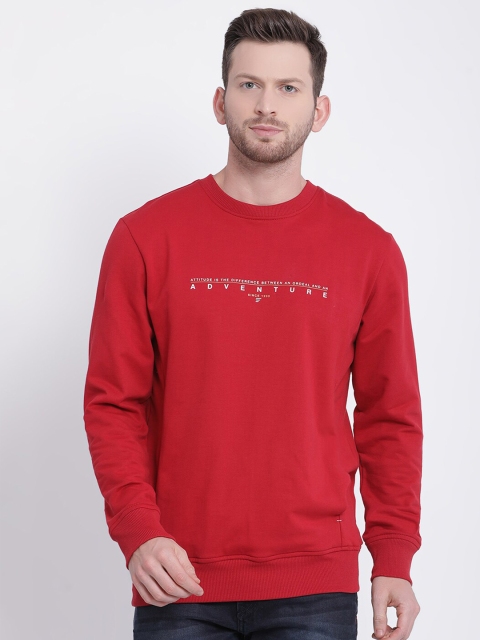 

t-base Men Red Sweatshirt