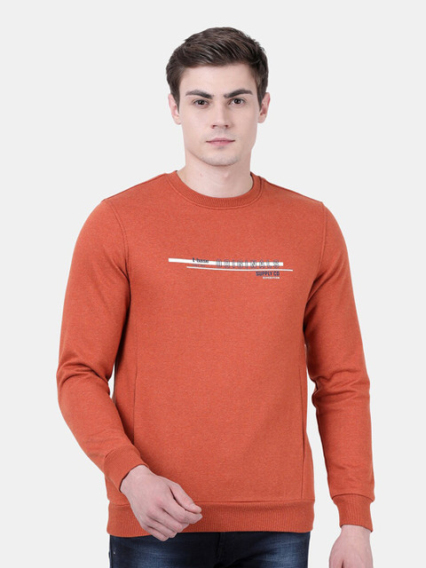 

t-base Men Orange Sweatshirt