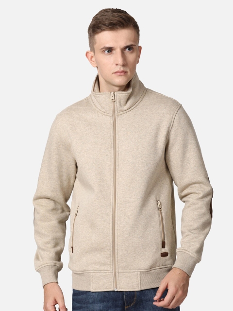 

t-base Men Cream-Coloured Cotton Sweatshirt