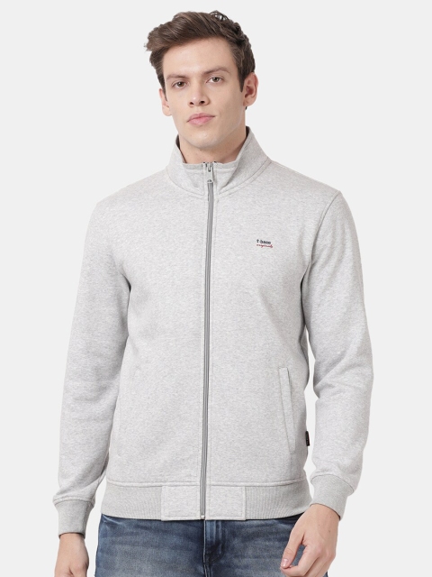 

t-base Men Plus Size Grey Sweatshirt