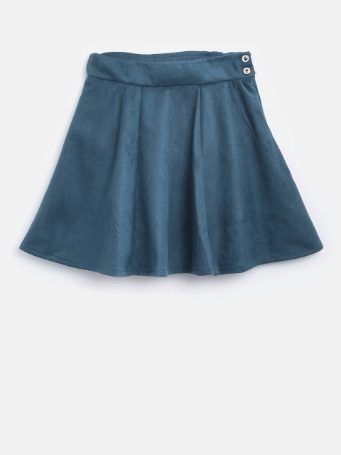 

Peppermint Girls Navy Flared Skirt, Navy blue