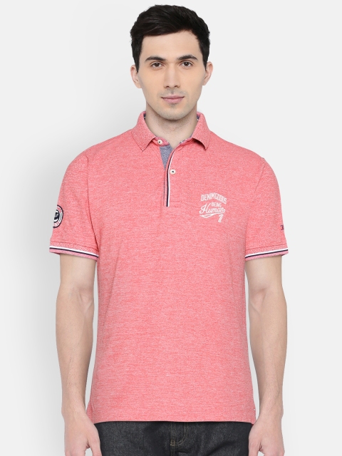 

Being Human Men Red Solid Polo Collar T-shirt