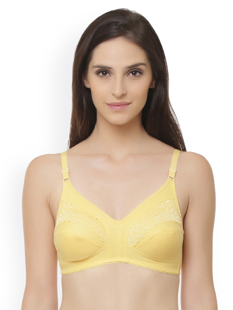 

Clovia Non-Wired Non-Padded Full Cup Bra, Yellow