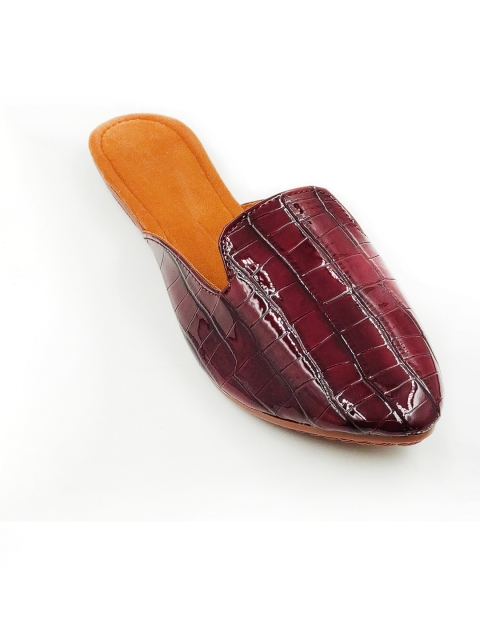 

Sayera Women Red Mules Flats