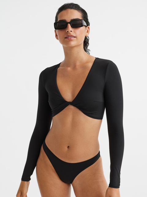 

H&M Women Padded bikini top, Black