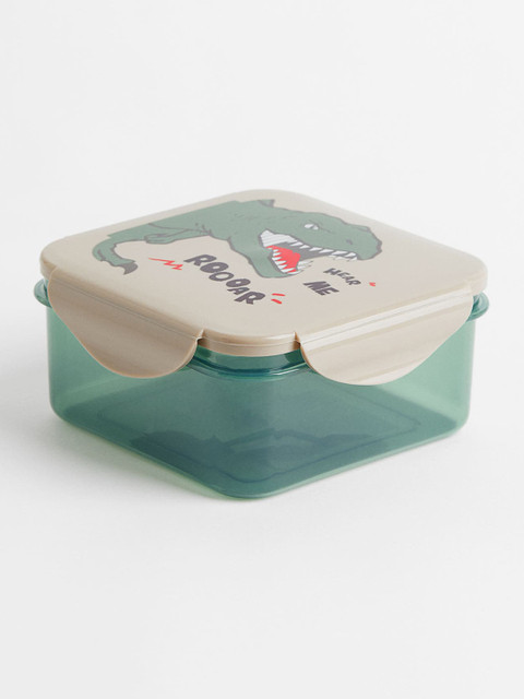 

H&M Printed Lunch Box, Green