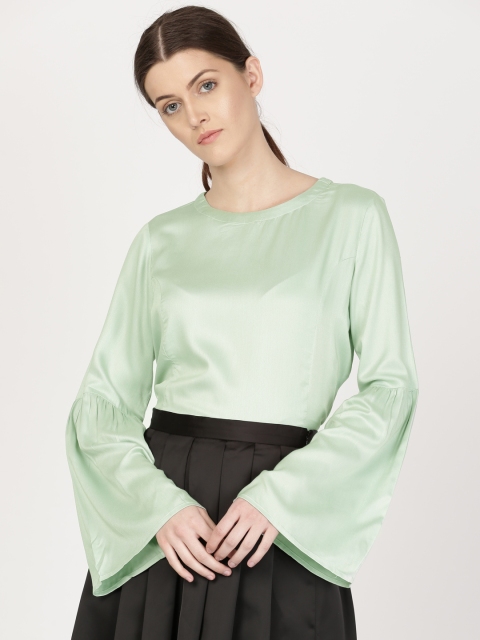 

ether Women Green Solid Top