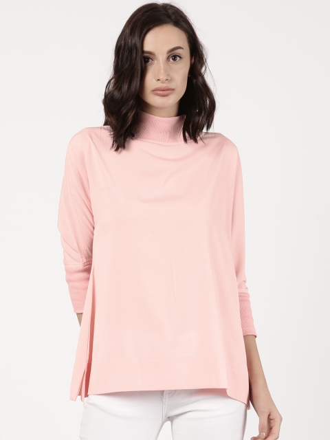 

ether Women Pink Solid Top
