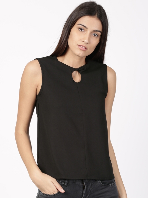 

ether Women Black Solid Top