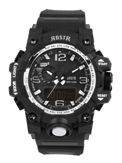 

Roadster Unisex Black Analogue & Digital Watch MFB-PN-OS-AD1606