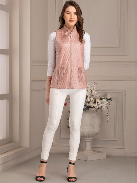 

Lakshita Women Pink Longline Outdoor Tailored Jacket