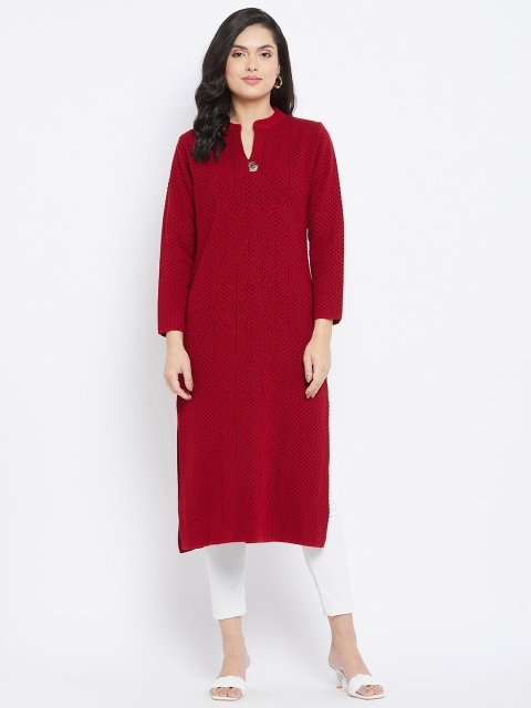 

Knitstudio Women Red Kurta