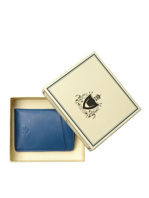 

Hidesign Women Blue Textured Leather Card Holder