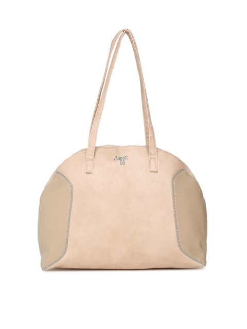 

Baggit Beige Colourblocked Shoulder Bag