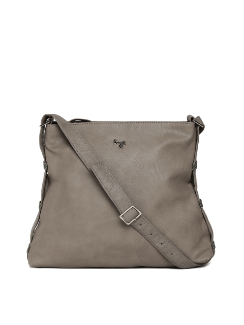 

Baggit Taupe Solid Sling Bag