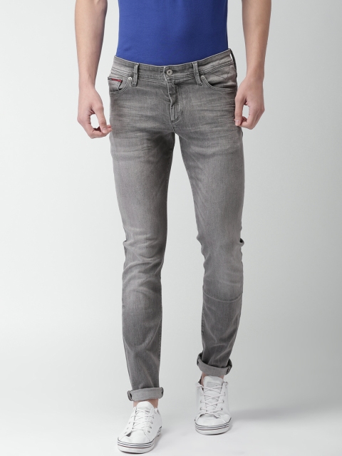 

Tommy Hilfiger Men Grey Skinny Fit Low-Rise Clean Look Stretchable Jeans