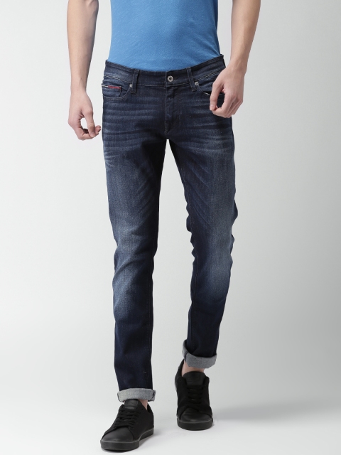 

Tommy Hilfiger Men Blue Skinny Fit Low-Rise Clean Look Stretchable Jeans