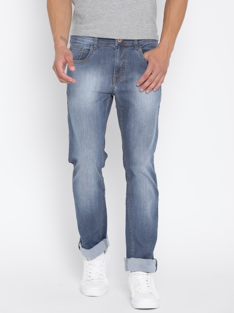 

ether Men Blue Skinny Fit Mid-Rise Clean Look Stretchable Jeans