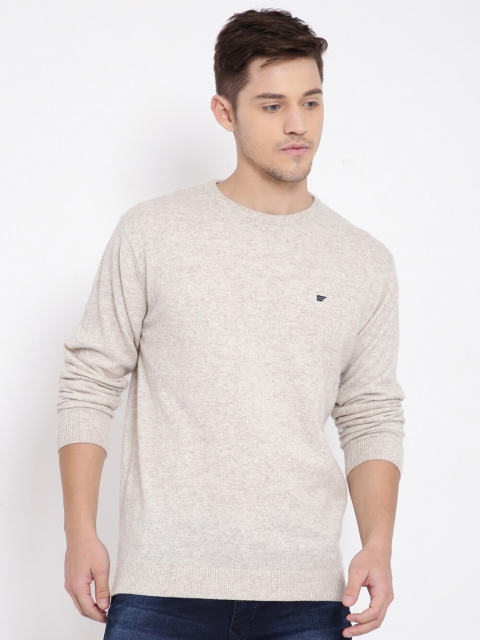 

t-base Men Beige Pullover Sweater