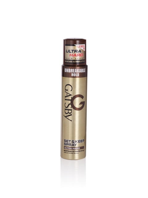 

Gatsby Men Set & Keep Ultra Hard Hair Spray 250 ml, Gold