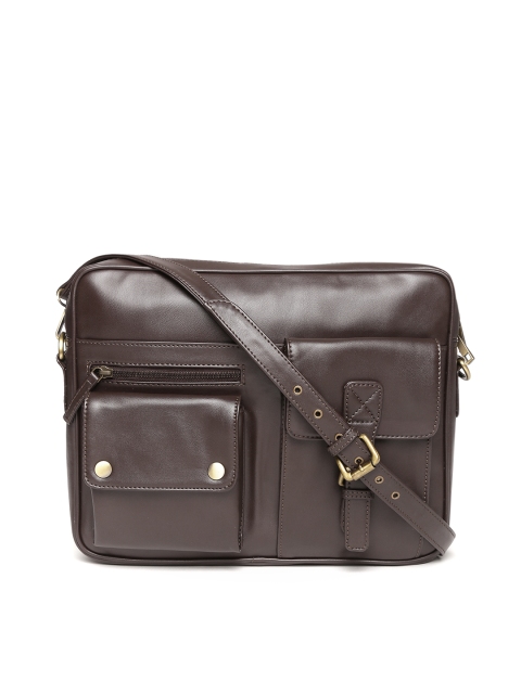 

Gauge Machine Unisex Brown Handcrafted Messenger Bag with Sling Strap