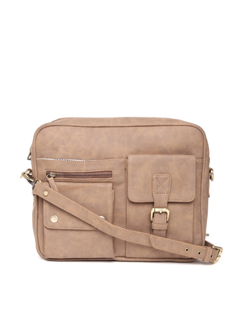 

Gauge Machine Unisex Brown Handcrafted Messenger Bag with Sling Strap