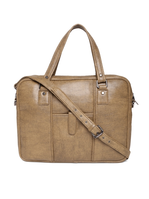 

Gauge Machine Unisex Brown Handcrafted Laptop Bag with Sling Strap