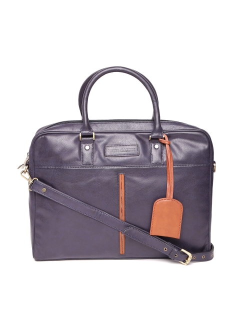 

Gauge Machine Unisex Purple Handcrafted Laptop Bag with Sling Strap
