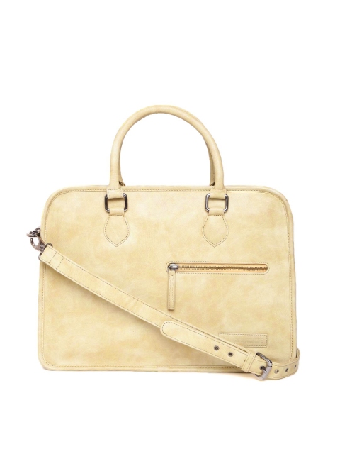 

Gauge Machine Unisex Beige Laptop Bag with Sling Strap