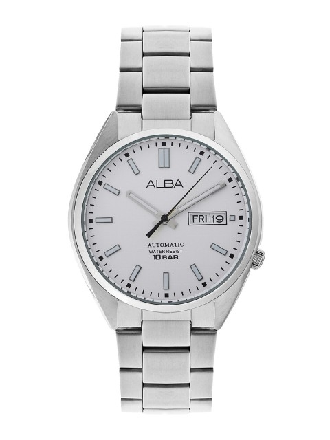 

Alba Men White Dial & Silver Stainless Steel Bracelet Style Straps Analogue Watch AL4329X1