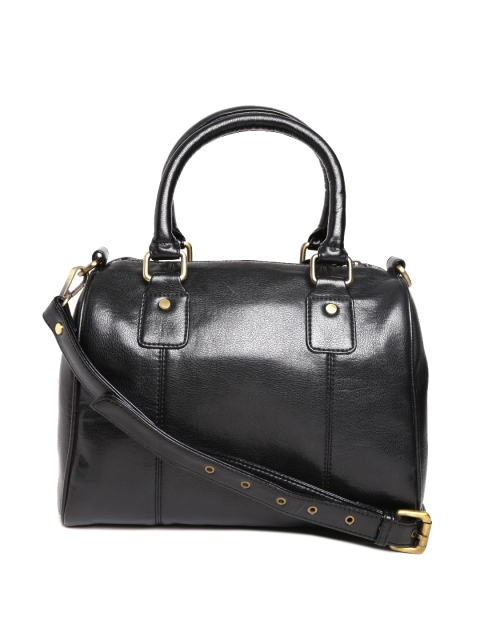 

Gauge Machine Black Solid Handheld Bag with Sling Strap