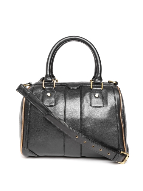 

Gauge Machine Black Solid Handheld Bag with Sling Strap