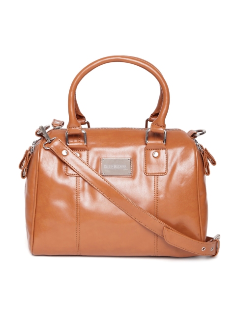 

Gauge Machine Tan Brown Solid Handbag