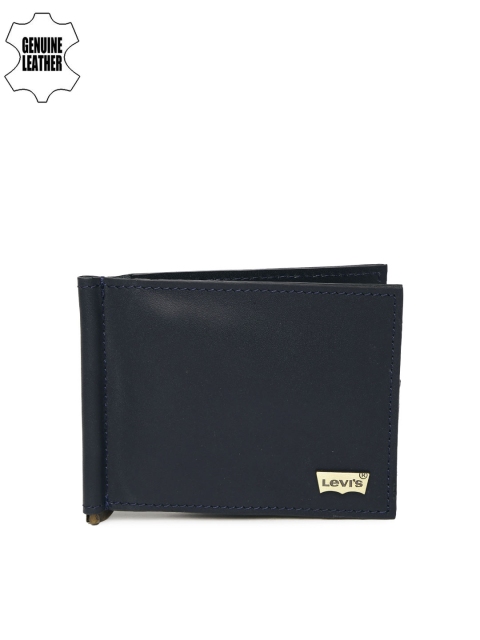 

Levis Men Navy Blue Solid Money Clip