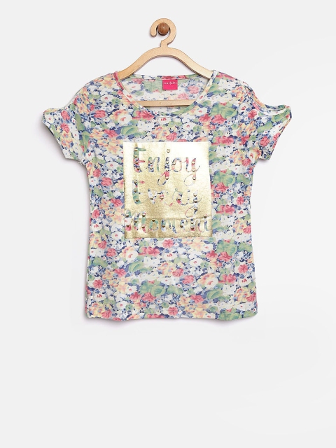 

Tiny Girl Girls Multicoloured Printed Top, Multi