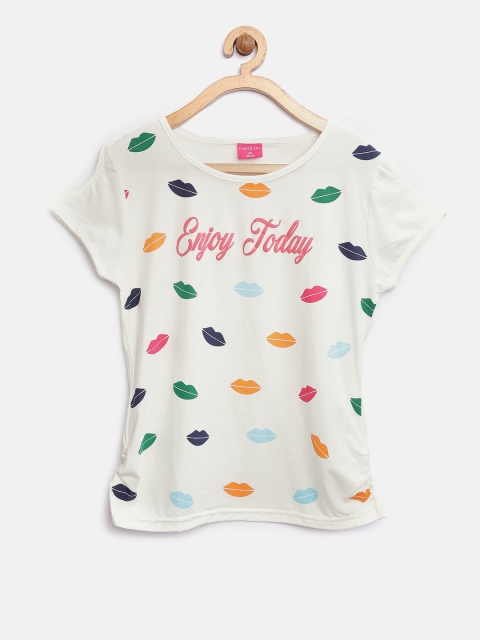 

Tiny Girl Off-White Printed Top