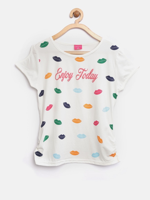 

Tiny Girl Off-White Printed Top
