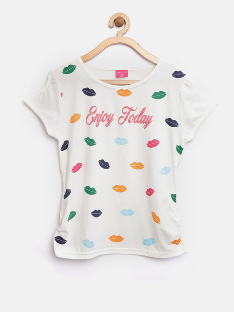 

Tiny Girl Off-White Printed Top