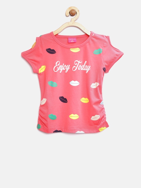 

Tiny Girl Pink Printed Top