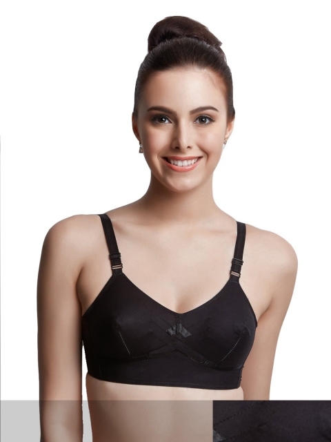 

Libertina Pack of 2 Black Everyday Bra