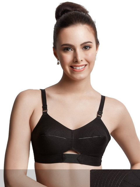 

Libertina Pack of 2 Black All Day Comfort Everyday Bra DCHSS12BLK-LL