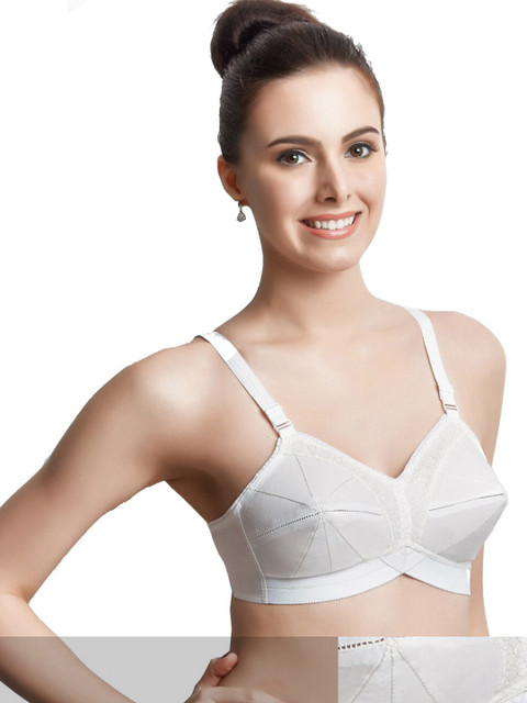 

Libertina Pack Of 2 White Non Padded Cotton Bra