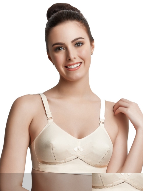 

Libertina Beige Plus Size Solid Non Padded Bra PRI13BEG-LL