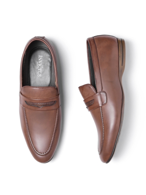

INVICTUS Men Brown Semiformal Slip-Ons