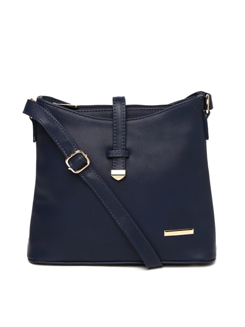 

David Jones Navy Solid Sling Bag, Navy blue