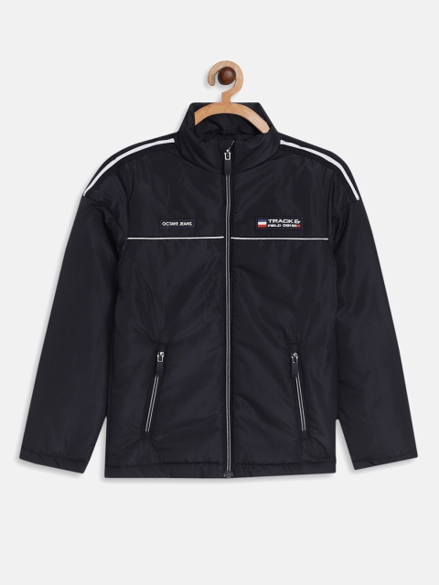 

Octave Boys Black Geometric Padded Jacket